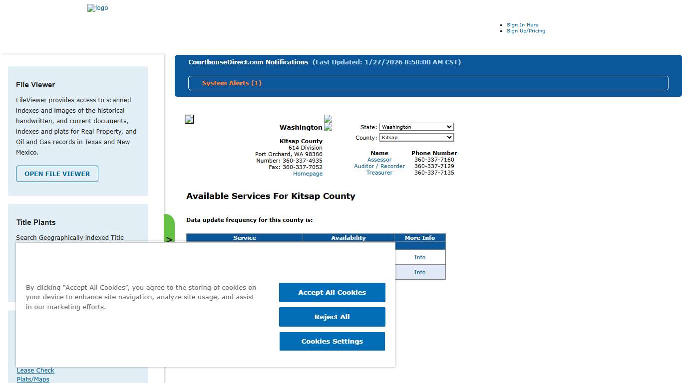 Search Kitsap County Public Property Records Online CourthouseDirect.com